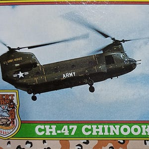 CH-47 Chinook 1991 Topps Desert Storm Series 1 #12 o migliore offerta