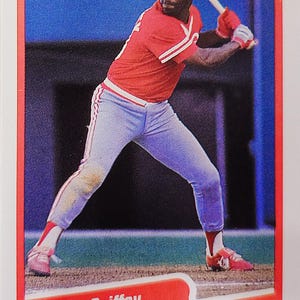 1990 Ken Griffey Sr. Fleer Cincinnati Reds Baseball Card #420 o migliore offerta