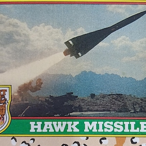52 Hawk Missile 1991 Topps Glossy Desert Storm Series 1 o migliore offerta