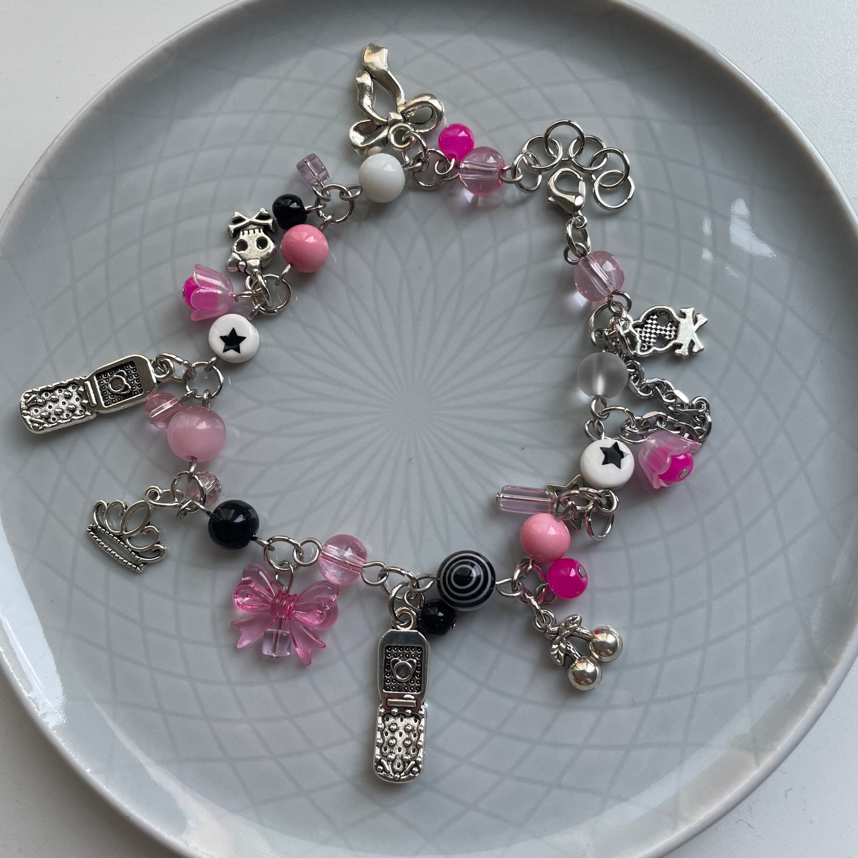 Vintage Y2K Purse Charm Bracelet Parmex Watch McBling Coquette Rare Y2k Mcbling 2000s Shoulder Bag - Etsy main image 3