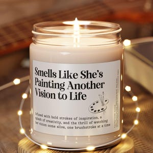 Painter Gift Customized Candle, Personalized Painter Candle, Funny Painting Artist Gift, Painting Lover Gift, Art Teacher Tutor Gift