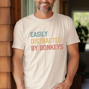 Unisex Donkey Shirt, Sarcastic Gift For Friend, Donkey Lover Gift For Him, Her, Funny Donkey Tshirt for Women, Men