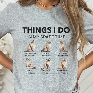 Ragdoll Cat Shirt, Funny Ragdoll Gift, Unisex Shirt for Ragdoll Owner, Cat Lover Gift, Ragdoll Mom Tshirt, Ragdoll Dad Tee, Funny Cat Gift