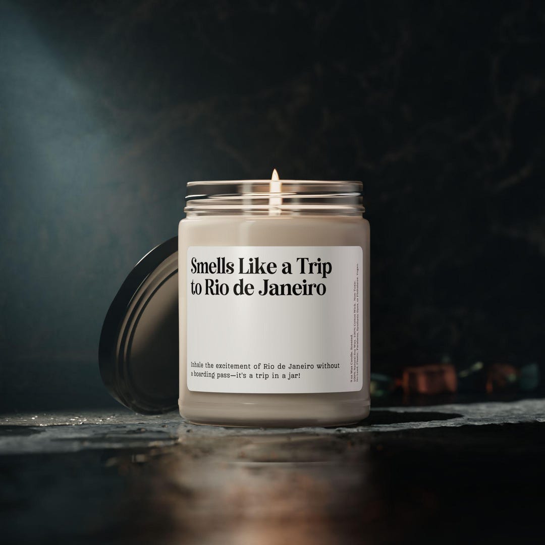 Smell Rio Smells Like Trip to Rio De Janeiro Candle, Customizable Rio De Janeiro ...