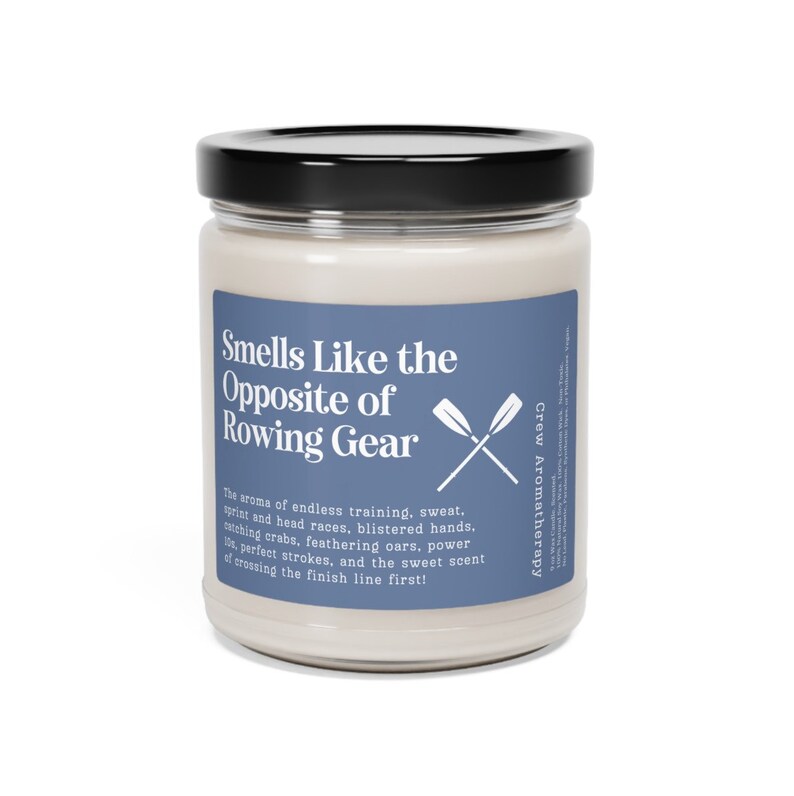 Customizable Crew Gift, Funny Rowing Gifts, Rowing Team Candle, Crew