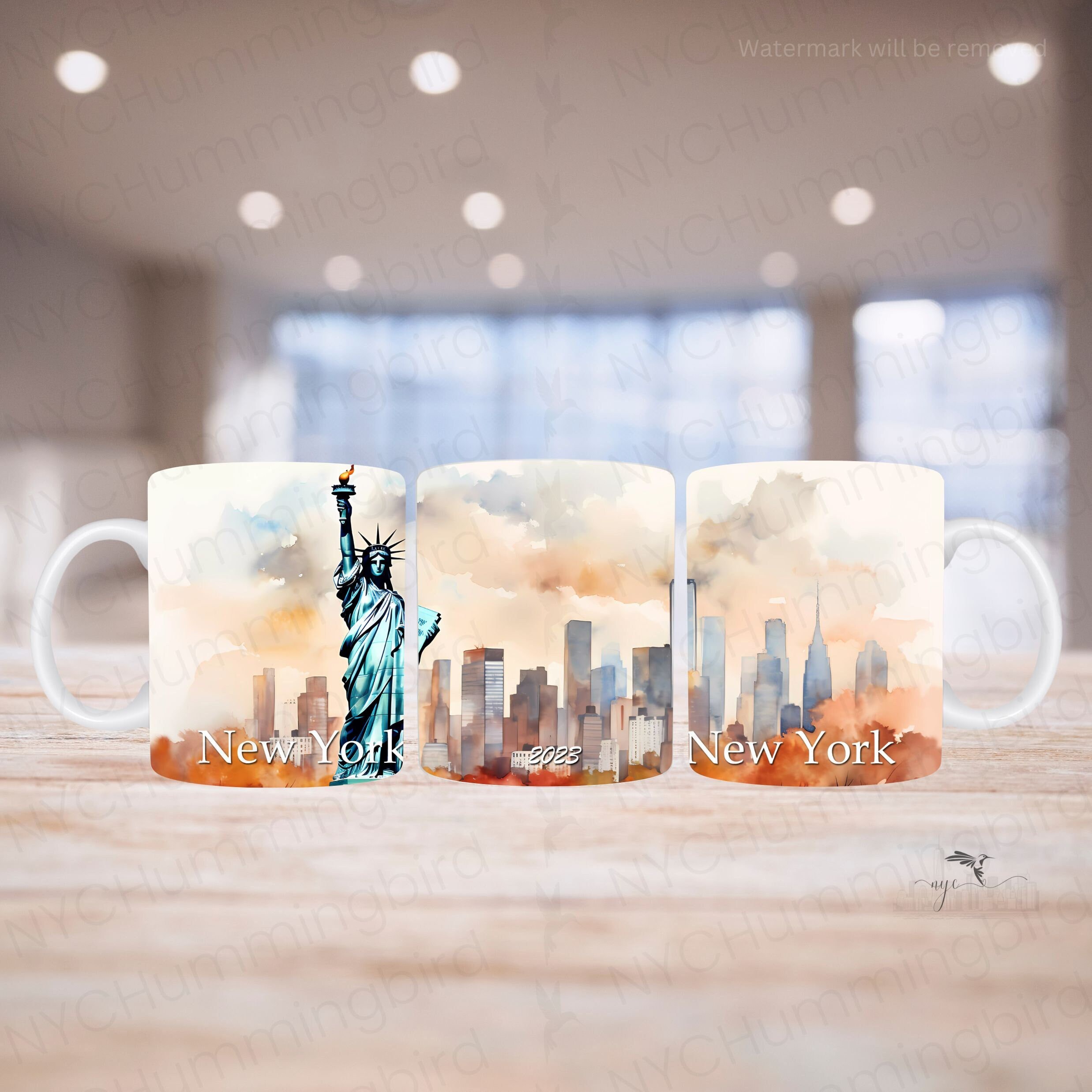 I Love New York Large Black Travel Mug Perfect Souvenir Travel Mug for Iced Coffee in Summer and A Hot Beverage in Winter