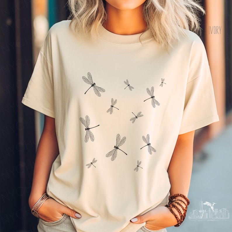 Summer Comfort Colors Dragonfly Shirt
