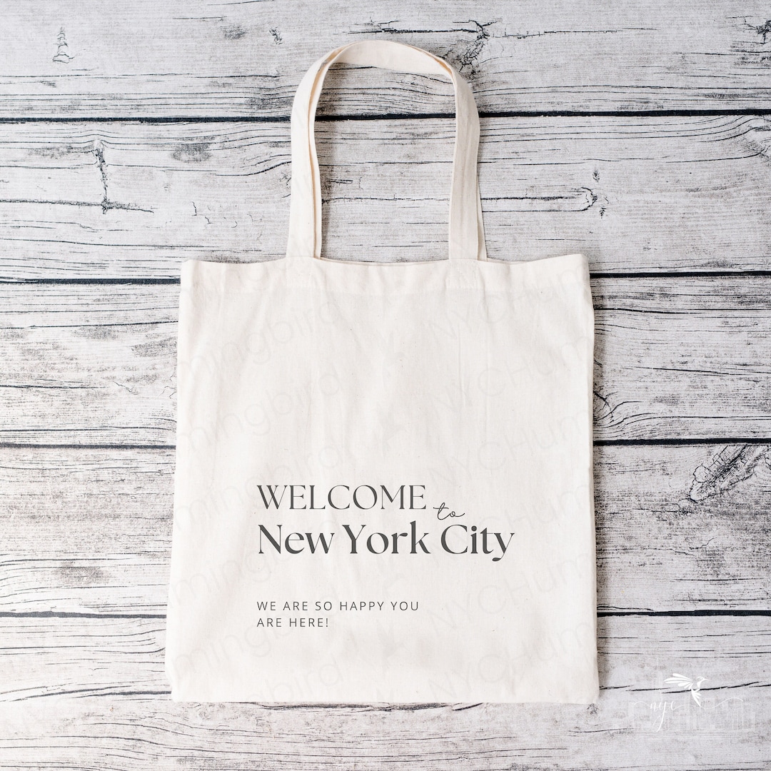 12 Pack NYC Gift Bags - New York City Themed Souvenir Bags 8.3x10.6x4.3 Inches Kraft Paper With Handles