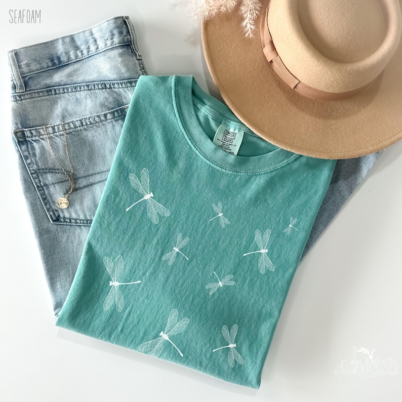 Summer Comfort Colors Dragonfly Shirt