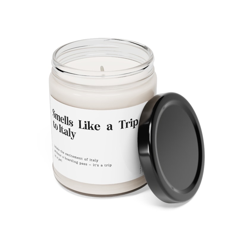 Smells Like A Trip to Italy Candle, Customizable Italy Candle, Italy