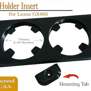 Center Console Cup / Drink Holder insert For Lexus GX460 GX 460 2010-2013