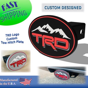 TRD Mountain Tow Hitch Cover for Toyota - Tow Hitch Plate