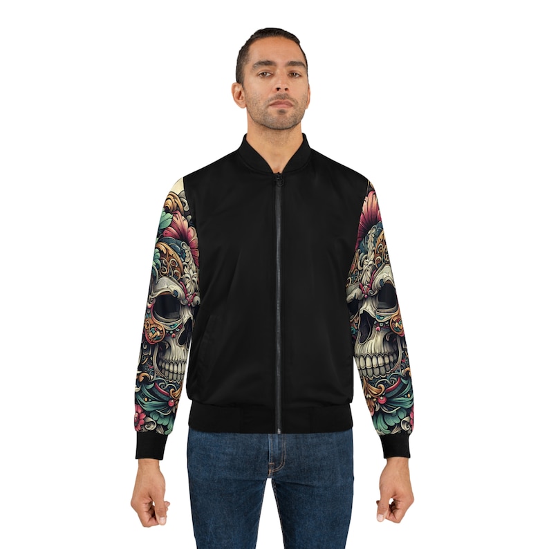 Satanic Devil Gothic Witch Men's Bomber Jacket main image 1