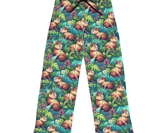 Capybara Print Lounge Pants: Women's Comfy Sleepwear