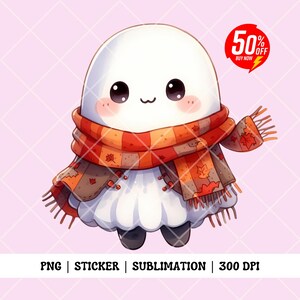 ghostie, smiling ghost, bougie ghost, happy ghost, cute ghost, adorable ghosts, kawaii ghost, autumn ghost, trendy ghost png, sticker, png