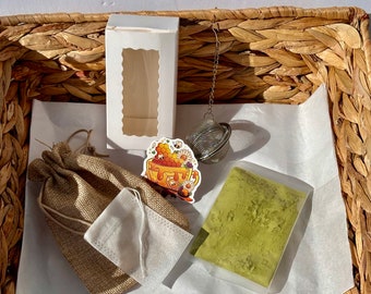 Matcha Powder Tea Set, Japanese Matcha Green Tea Powder, Herbal Organic Tea Housewarming Gift for Her