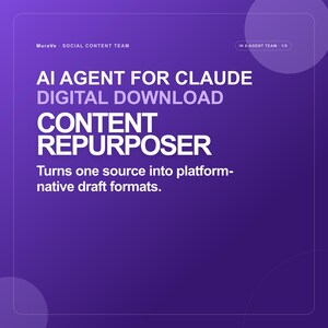 Content Repurposer AI Agent for Claude: One Source to Six Social Drafts