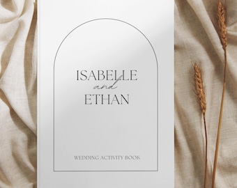 Wedding Coloring Book Template, Wedding Activity Book for Kids,Printable Wedding Coloring Book, Table Wedding Coloring Pages, Canva Template