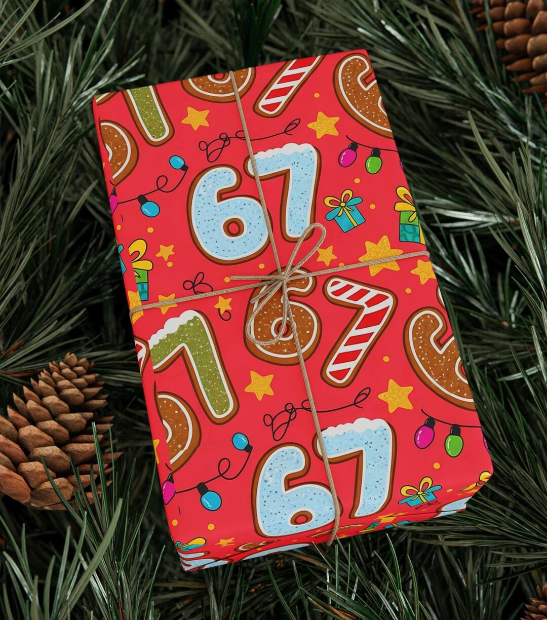 6 7 Wrapping Paper, 67 Wrapping Paper, Six Seven Gift Wrap - Etsy