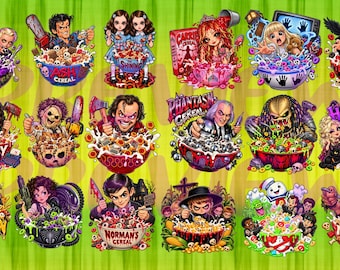 Horror Themed Cereal Images Set 2