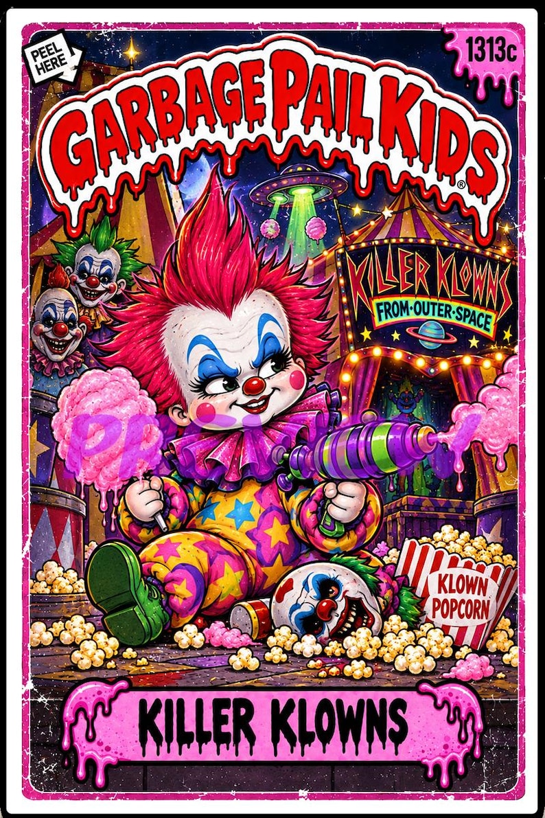 Horror Throw Back Themed Images Set 2 - Etsy