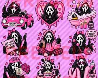 Funny  Pink Ghost Themed Images