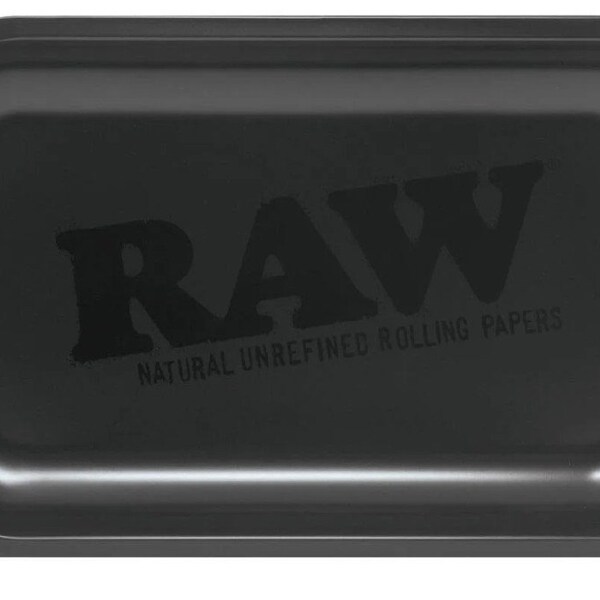 Black Raw Tobacco Rollin Tray (Medium)