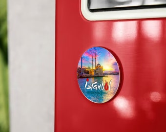 Istanbul Magnet, Instant Magnet Design, Istanbul Reisemagnet, Istanbul Urlaubsmagnet, Bosporus Magnet, Kühlschrankmagnet, Istanbul Geschenk