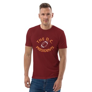 The DC Presidents Football Unisex organic cotton t-shirt