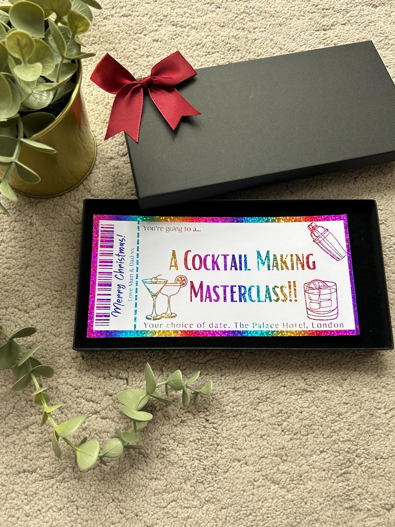 Football Stadium Tour, Any Personalised Foil Ticket, Luxury Keepsake Ticket, Custom Event Ticket, Surprise, Football Gift, Fathers Day Gift image 9