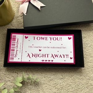 Personalisierte folierte Theaterkarte Geschenk, musikalisches Andenken, benutzerdefinierte Ereignisgutschein, Geburtstagsüberraschung, Weihnachtsgeschenk für Mutter, Frau, Schwester Bild 12