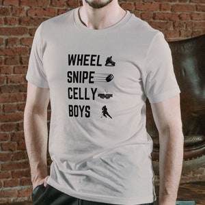 Letterkenny T-shirt - Wheel, Snipe, Celly, Boys - Tee, Shirt, short sleeve shirt