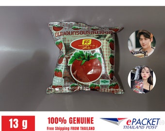 FF Tomato Flacoured Cracker Chips Thai Snack Taste 13g Bag Grams