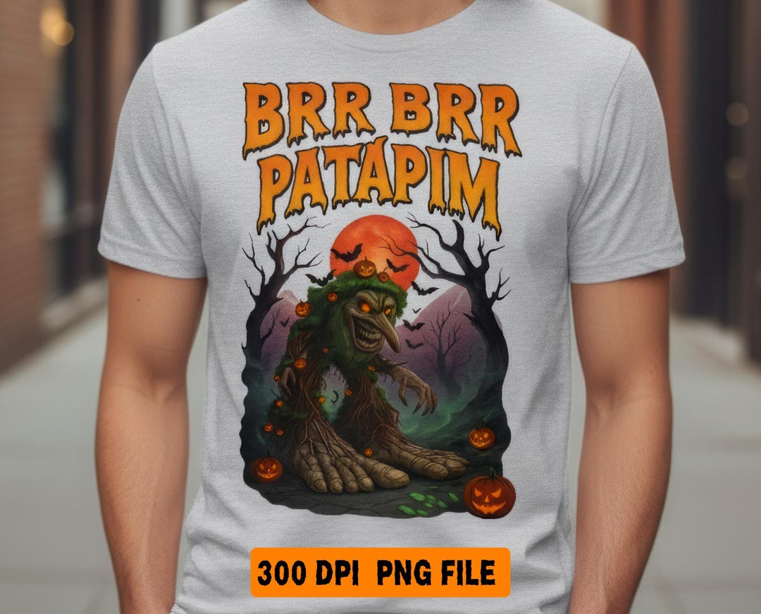 Patapim Tree Brr Brr Patapim PNG, Italian Brainrot Halloween , Spooky Tree Monster ...