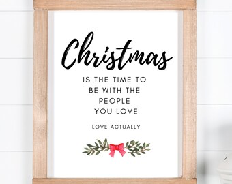 love actually landscape poster