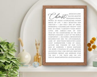 Namen van Christus: digitale print, direct downloaden