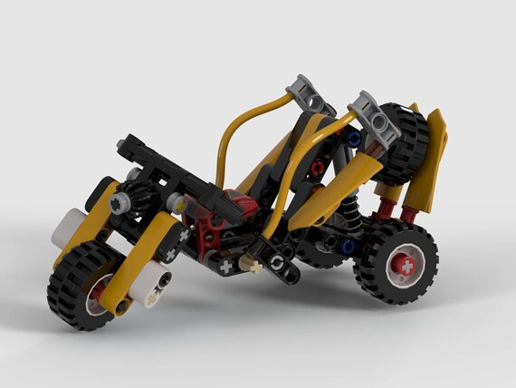 LEGO Technic MOC Trike Cruiser Instructions 42101 Alternative Build Etsy