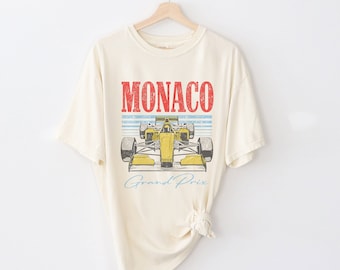 Monaco Grand Prix Racing Graphic T-Shirt, Comfort Colors