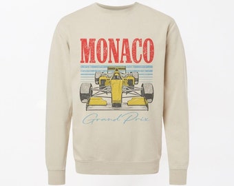 Monaco Grand Prix Racing Graphic Crewneck Sweatshirt, Independent Trading Co