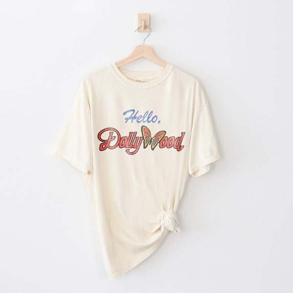 Hello Dollywood, Dolly Parton Graphic T-Shirt, Comfort Colors