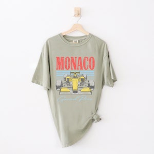 Monaco Grand Prix Racing Graphic T-Shirt, Comfort Colors image 7