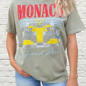 Monaco Grand Prix Racing Graphic T-Shirt, Comfort Colors image 8