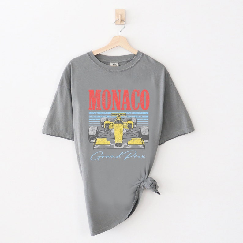 Monaco Grand Prix Racing Graphic T-Shirt, Comfort Colors image 4