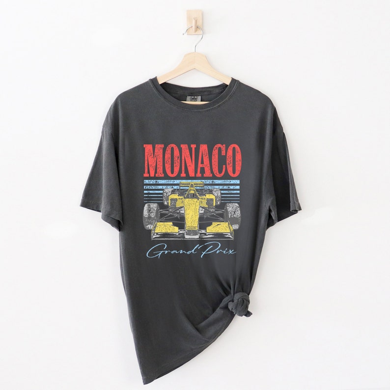 Monaco Grand Prix Racing Graphic T-Shirt, Comfort Colors image 6