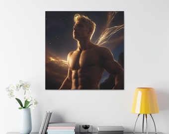 Digital 3D AI Art "Ascending to Heaven" - Canvas Gallery Wraps - Many Sizes