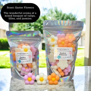 Easter Flowers Wax Melts | Flower Wax Melts | Soy Wax Melts | Wax Melts Gift | Easter Gift Candle Decor Fragrance