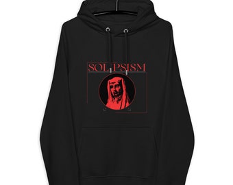 solipsism unisex eco raglan hoodie