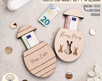 Plik SVG Laser Wielkanocny - Prezent w postaci jajka wielkanocnego, 14 wzorów, Wesoły prezent w postaci jajka wielkanocnego, Prezent w postaci jajka wielkanocnego, + napisy, w tym licencja komercyjna