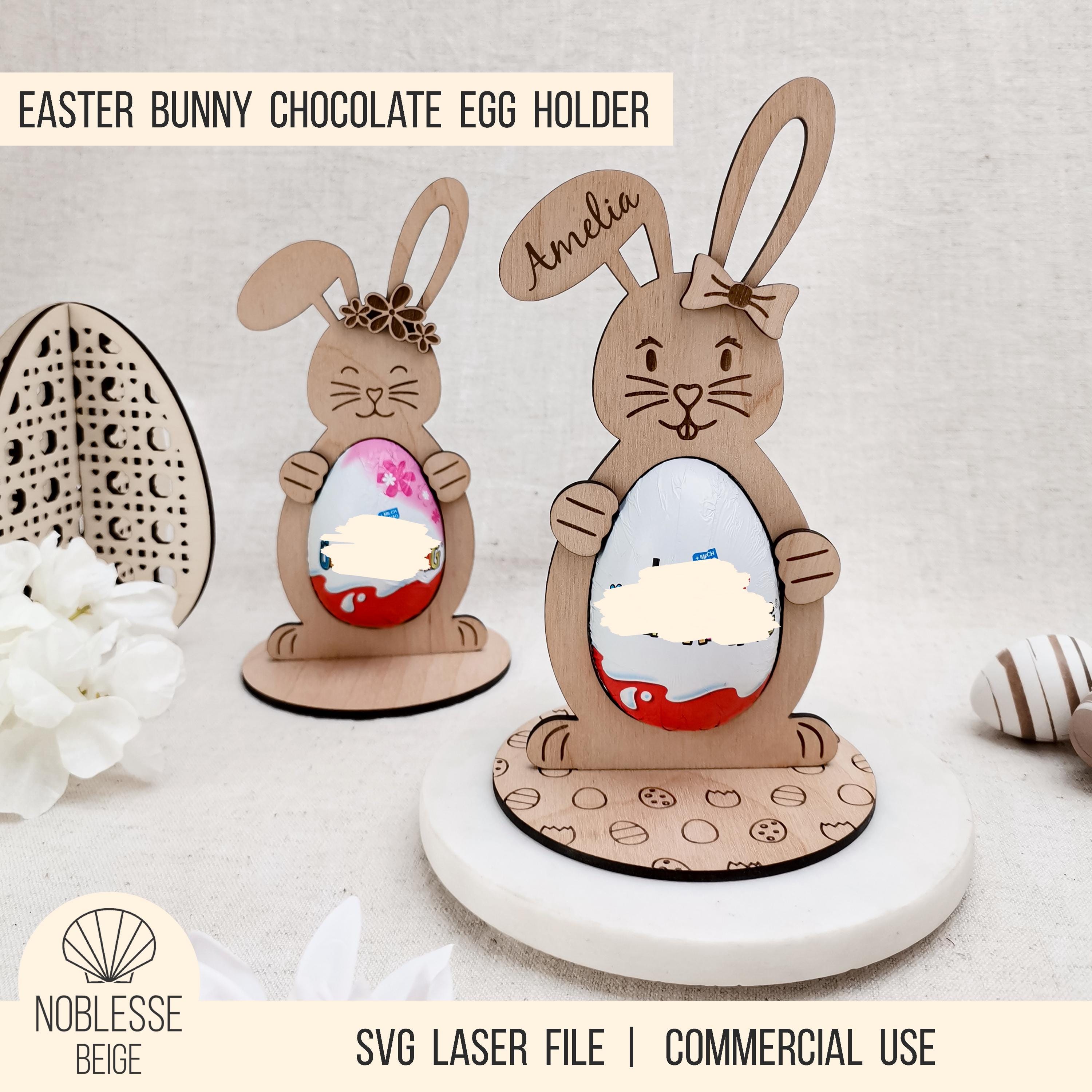 Personalisiertes 3D-gedrucktes Osterei Mit Name - Moderne Osterdekoration & Geschenk