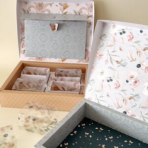 Craft Storage Box Printable | Organizer Box Template with Dividers & Insert Boxes | DIY Craft Box | Printable PDF